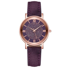 Load image into Gallery viewer, Cap Point Purple Fashion Women&#39;s Luxury  Quartz Watch
