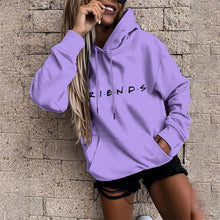 Load image into Gallery viewer, Cap Point purple / S Melanie Loose Large Pocket Long Sleeve Hooded Pullover
