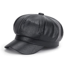 Load image into Gallery viewer, Cap Point Quality Fashion Leather Newsboy Octagonal Cap
