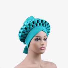 Load image into Gallery viewer, Cap Point Queen Auto Gele Turban Headtie
