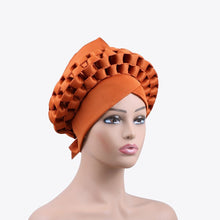 Load image into Gallery viewer, Cap Point Queen Auto Gele Turban Headtie
