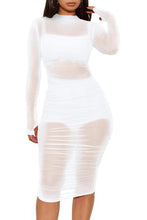 Load image into Gallery viewer, Cap Point Raissa See Through Mesh Short Mini Dress
