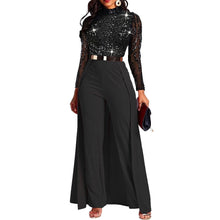 Load image into Gallery viewer, Cap Point Raissa Sequined Fashion Full Sleeve High Waist Jumpsuit
