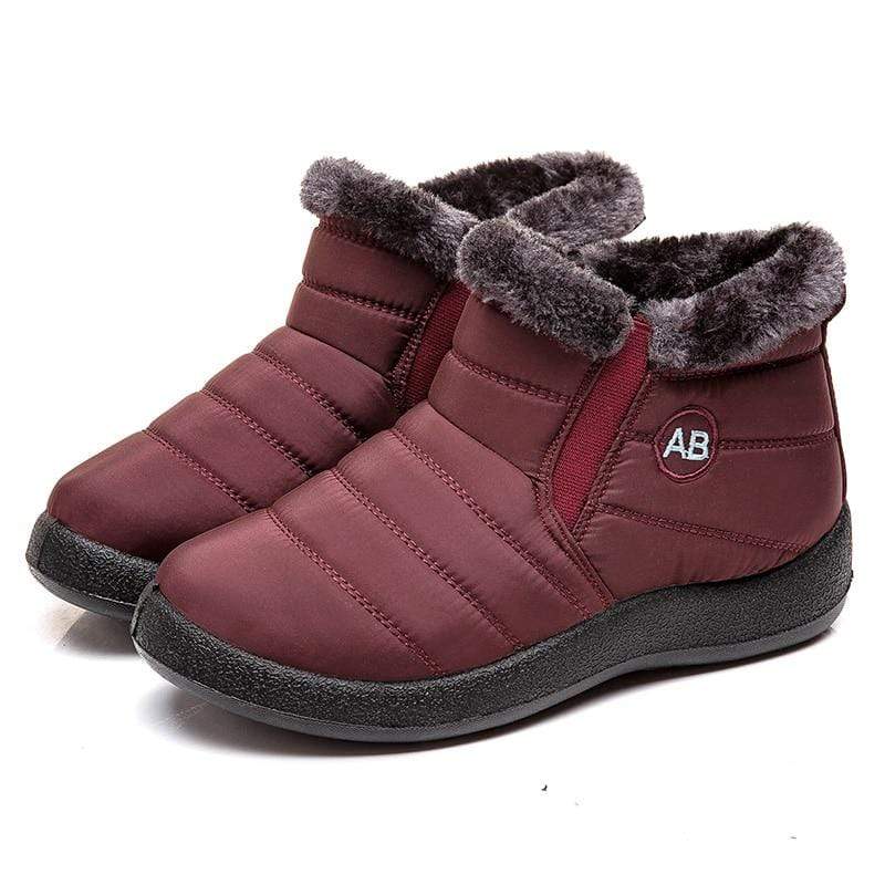 Cap Point Red 1 / 5 Women Waterproof Snow Boots