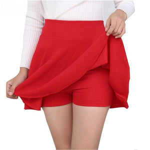 Cap Point Red 1 / M Serena Big Size Tutu School Short Skirt Pant