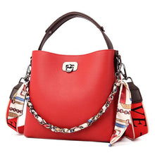 Load image into Gallery viewer, Cap Point Red / (20cm&lt;Max Length&lt;30cm) Fashion Ribbon Designer Tote Handbag
