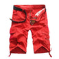 Cap Point red / 29 Men Cargo Camouflage Short