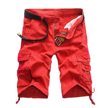 Load image into Gallery viewer, Cap Point red / 29 Men Cargo Camouflage Short
