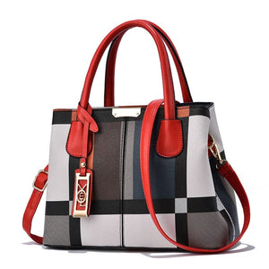 Cap Point Red / 30x13x21cm Elveira Luxury Stitching Wild Messenger Designer Handbag