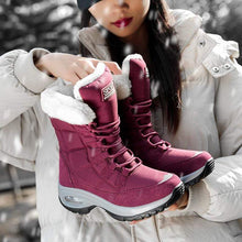 Load image into Gallery viewer, Cap Point Red / 5.5 Women Quality Waterproof  Comfortable Winter Keep Warm Boots
