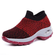 Load image into Gallery viewer, Cap Point Red / 5 Women Breathable Spring Shoes
