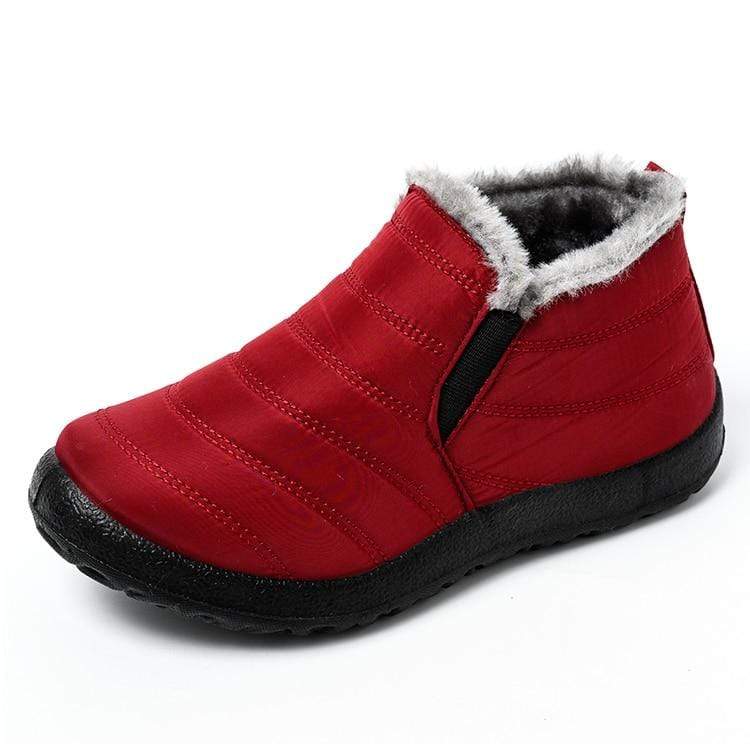 Cap Point Red / 9.5 Ultralight Winter Waterpoor Women Ankle Boots