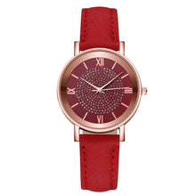 Load image into Gallery viewer, Cap Point Red Fashion Women&#39;s Luxury  Quartz Watch
