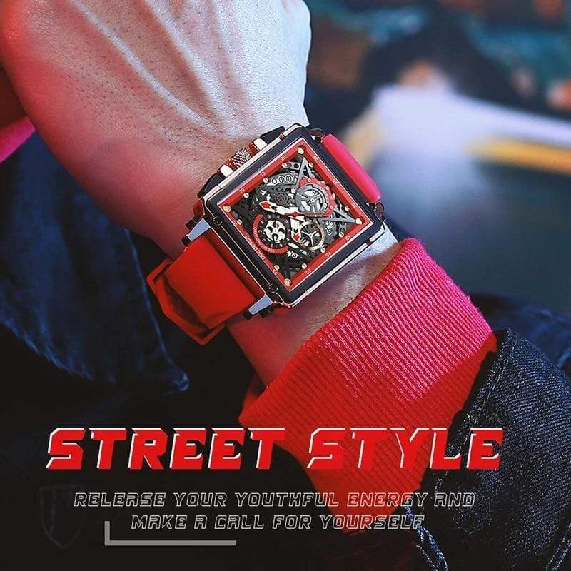 Cap Point Red Flame Montre Homme