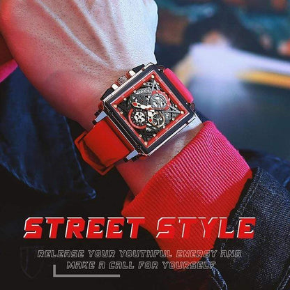 Cap Point Red Flame Montre Homme