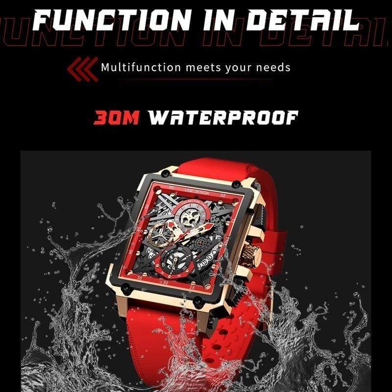 Cap Point Red Flame Montre Homme
