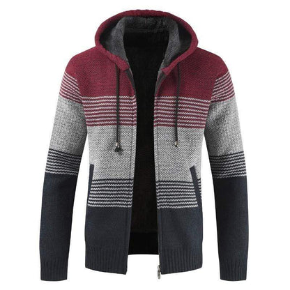 Cap Point Red / M Josh Men's Sweater Coat