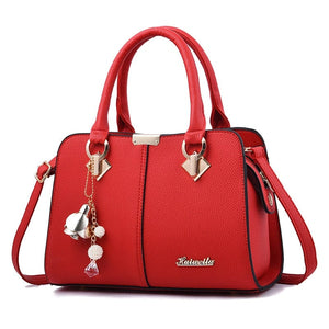 Cap Point Red / One size Denise Designer Luxury Ladies Handbag Purse Shoulder Tote Bag
