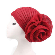 Load image into Gallery viewer, Cap Point Red / One size fits all Glitter Elegant Head Scarf Headband
