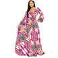Cap Point Red / S Beatrice Printed Chiffon Summer Dress