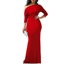 Load image into Gallery viewer, Cap Point red / S Elegant Long Evening Casual Maxi Dress

