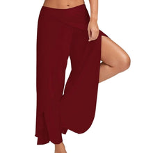 Load image into Gallery viewer, Cap Point Red / S Hermence Loose Wide Leg Fitness Pants
