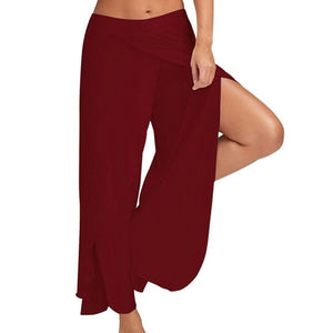 Cap Point Red / S Hermence Loose Wide Leg Fitness Pants