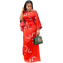 Load image into Gallery viewer, Cap Point Red / S Jenny High-end Slash Neck Full Sleeve Chiffon Maxi Dress
