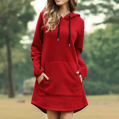 Cap Point Red / S Karleen Fashion Hoodies Big Pocket Sweatshirt Oversized Pullover