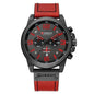 Cap Point red Top Brand Luxury Waterproof Sport Wrist Watch Chronograph Mens Watch
