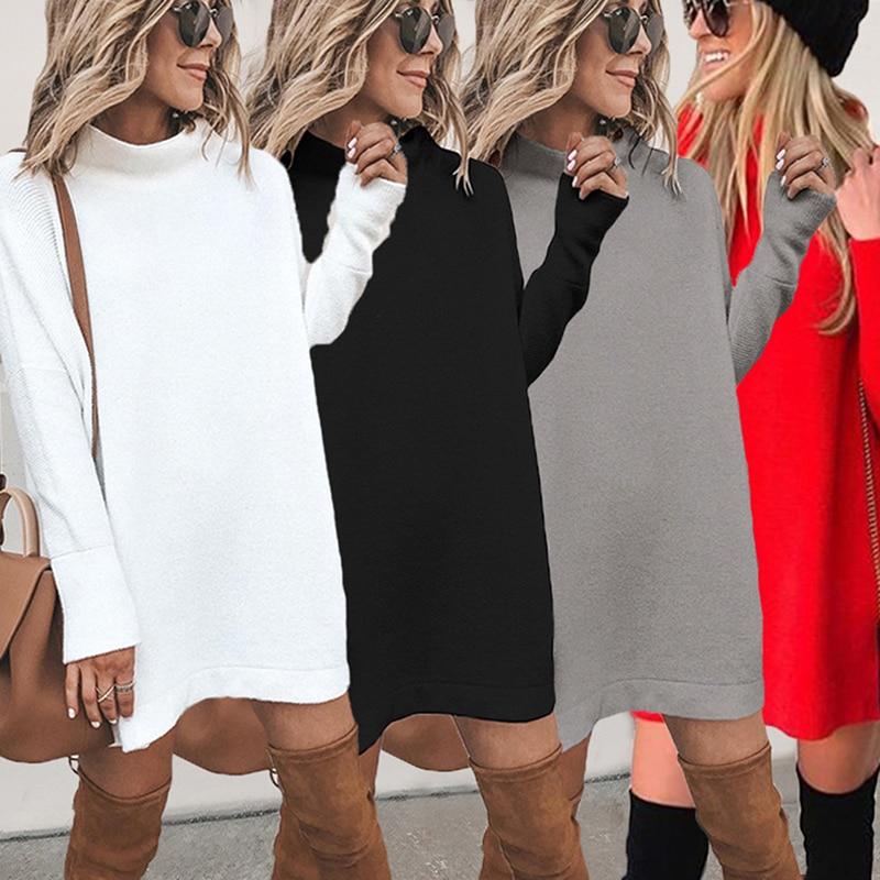 Cap Point Relaxed Loose Long Sleeve Sweatshirt Dress