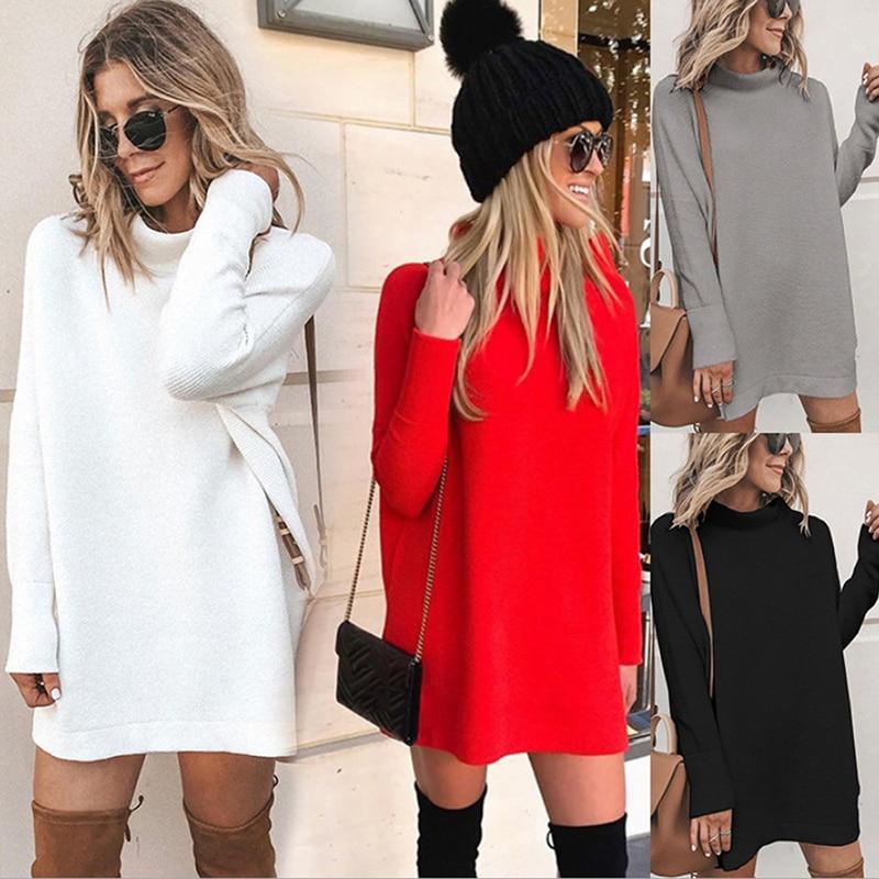 Cap Point Relaxed Loose Long Sleeve Sweatshirt Dress