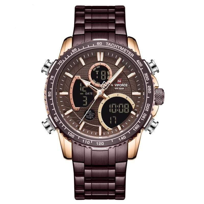 Cap Point Rose Gold Blue Steel Men Watch
