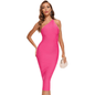 Cap Point Rose Pink / XS Carmelita elegant one shoulder bodycon celebrity dress