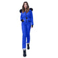 Cap Point S / Blue Warm Winter Playsuit Chunky Casual Romper