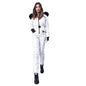 Cap Point S / White Warm Winter Playsuit Chunky Casual Romper