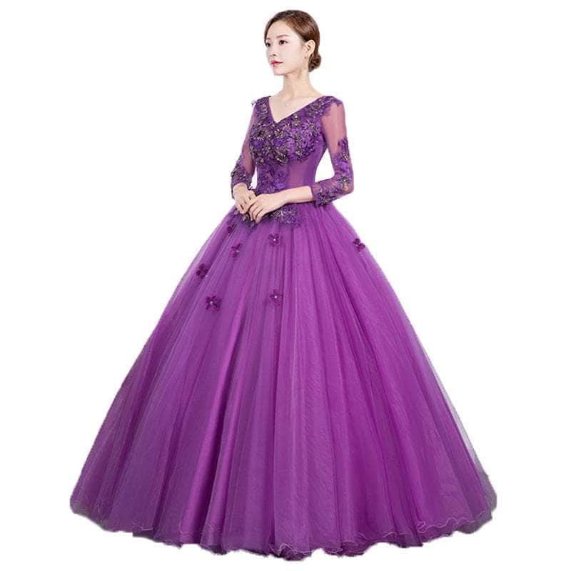 Cap Point Salome Fantasy Forest Pettiskirt Long Evening Dress