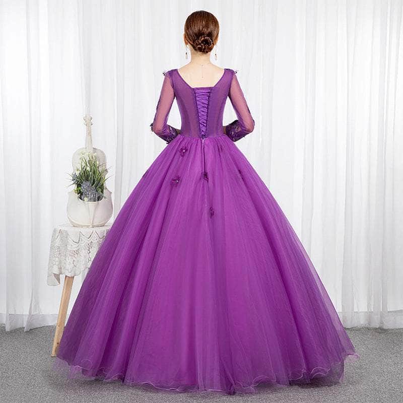 Cap Point Salome Fantasy Forest Pettiskirt Long Evening Dress