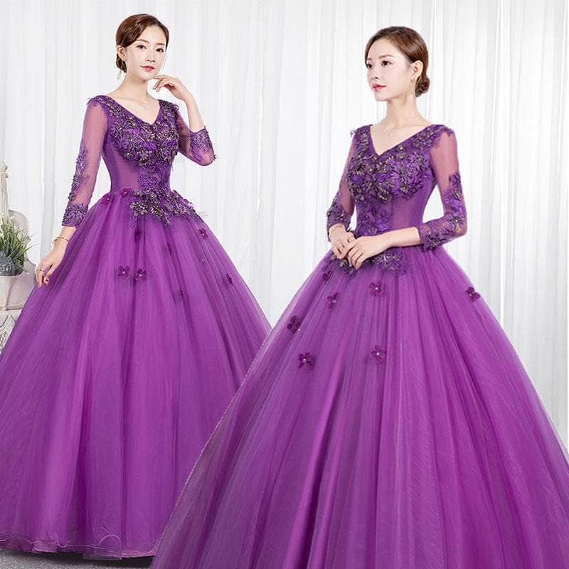 Cap Point Salome Fantasy Forest Pettiskirt Long Evening Dress