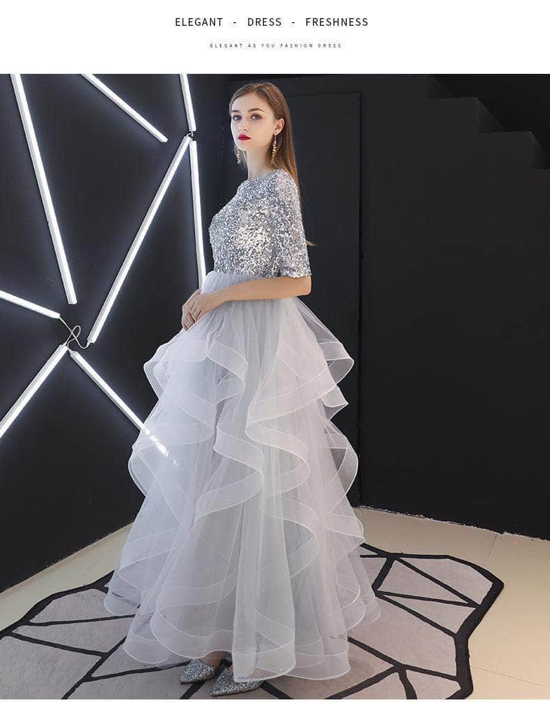 Cap Point Salome Fashion Banquet French Sequins Long Dress