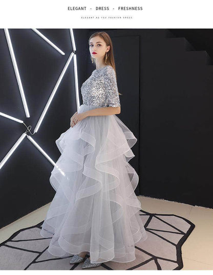 Cap Point Salome Fashion Banquet French Sequins Long Dress