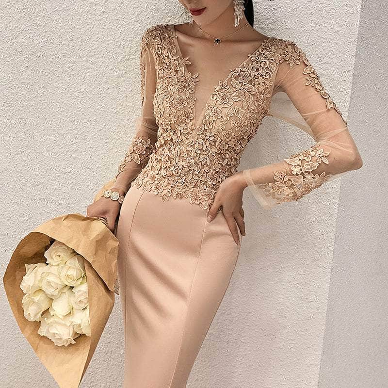 Cap Point Salome High-end Stylish Evening Dress