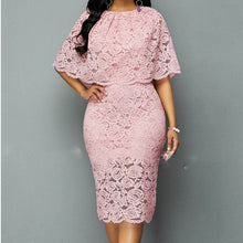 Load image into Gallery viewer, Cap Point Salome Hook flower hollow Lace Dress
