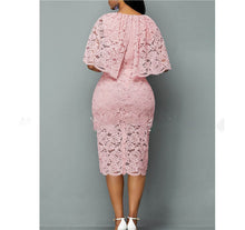 Load image into Gallery viewer, Cap Point Salome Hook flower hollow Lace Dress

