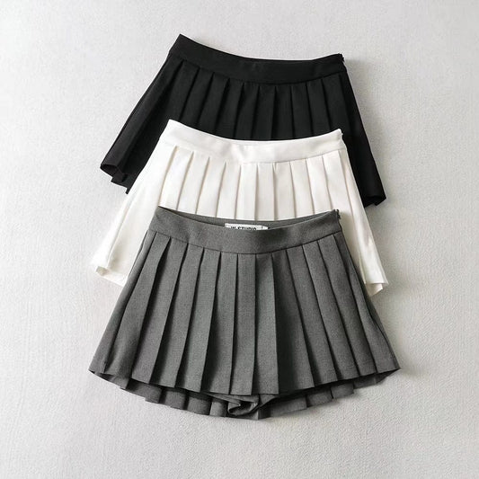 Cap Point Schomie Summer High Waist Pleated Tennis Mini Skirt