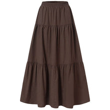 Load image into Gallery viewer, Cap Point Serena Loose Elastic Waist Ruffles Maxi Skirt
