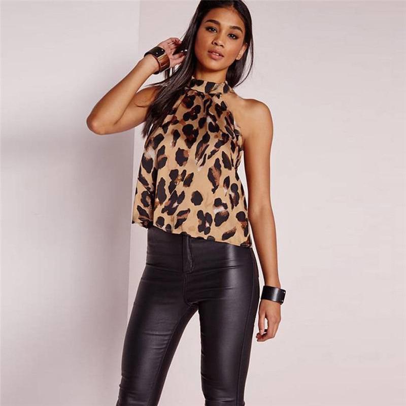 Cap Point Sexy Off Shoulder Leopard Blouse