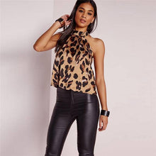 Load image into Gallery viewer, Cap Point Sexy Off Shoulder Leopard Blouse
