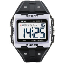 Load image into Gallery viewer, Cap Point Silver Multifunction Digital Men&#39;s Sports Watch
