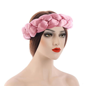 Cap Point Skin pink Fashionable Elastic Hair Band Turban